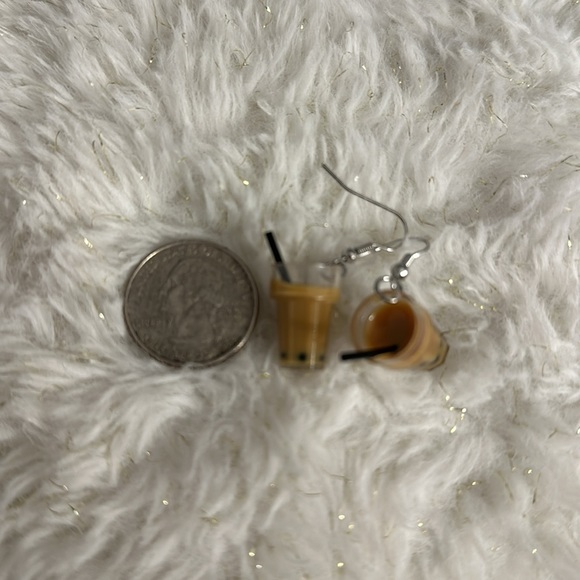 Boba Tea Earrings - Picture 4 of 6